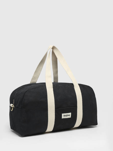 Sac De Voyage Cabine Best Seller Coton Best Seller Hindbag Noir best seller CHARLIE vue secondaire 2