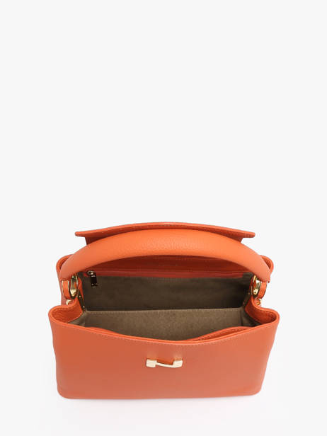 Sac à Main Magnolia Cuir Nathan baume Orange eden 3 vue secondaire 3