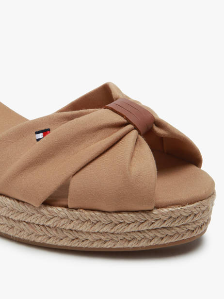 Sandales Semelle Compensée Tommy hilfiger Beige women 4785RBL vue secondaire 1