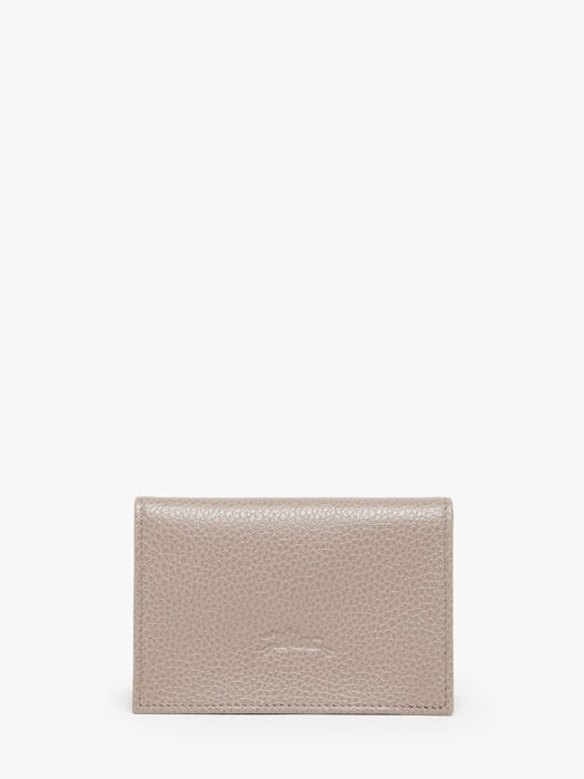 Longchamp Le foulonné Porte billets/cartes Gris