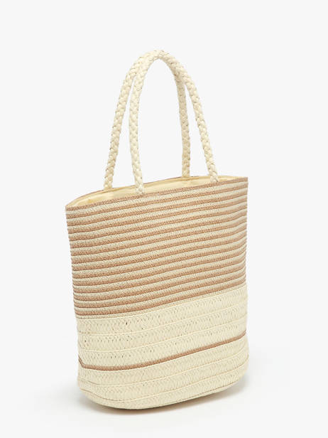 Sac Porté épaule Cabas Paille Gerard pasquier Rose cabas P24012 vue secondaire 2