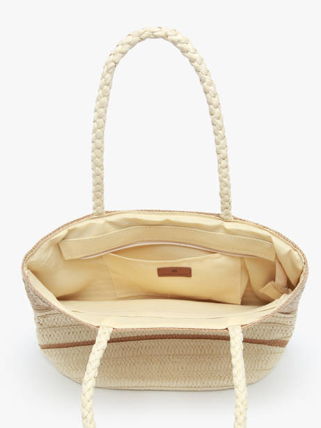 Sac Porté épaule Cabas Paille Gerard pasquier Rose cabas P24012 vue secondaire 3