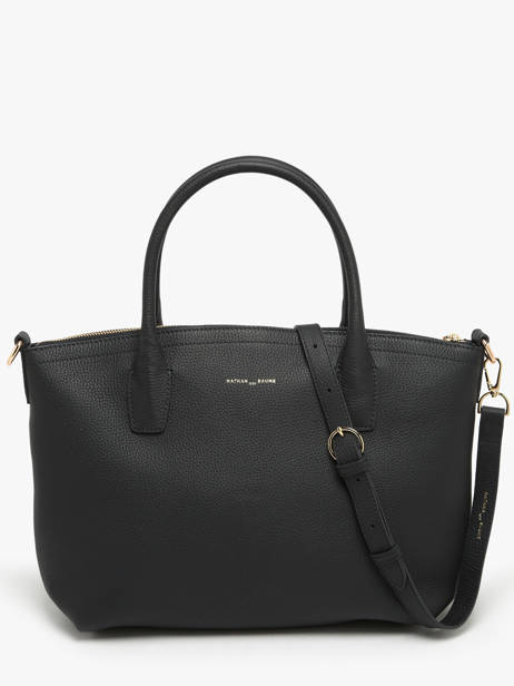 Sac à Main Tina Cuir Nathan baume Noir victoria 87 vue secondaire 4