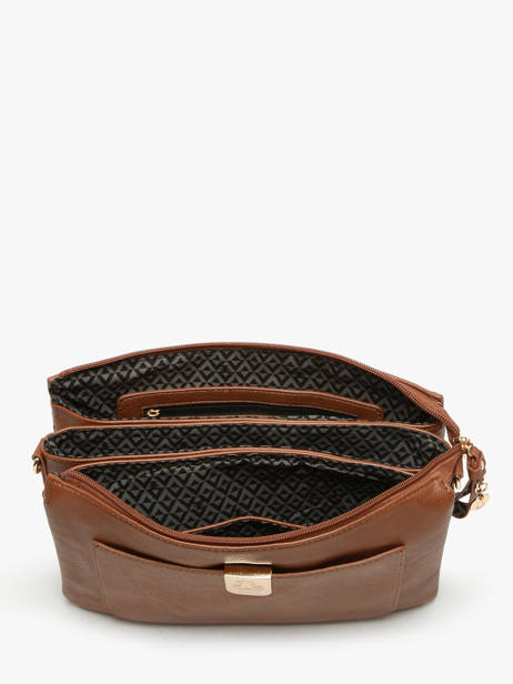 Sac Bandoulière Ajoure Lulu castagnette Marron ajoure WINTER vue secondaire 3
