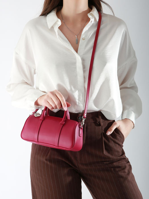 Longchamp Daylong Sacs porté travers Violet