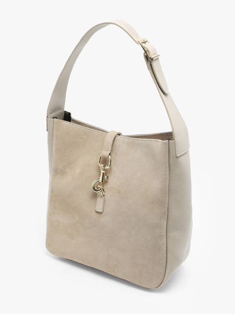 Sac Porté épaule Velvet Caviar Cuir Milano Beige velvet caviar VC24118 vue secondaire 2