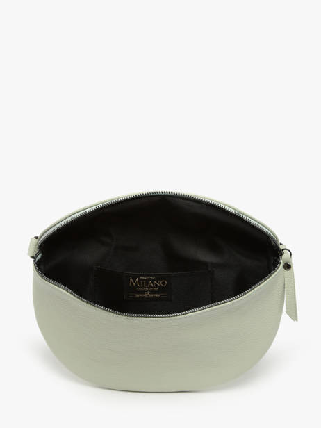 Sac Banane Caviar Cuir Milano Vert caviar CA21123 vue secondaire 3