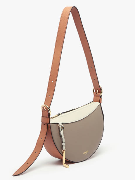 Sac Bandoulière Faubourg Cuir Lancel Blanc faubourg A13545 vue secondaire 2