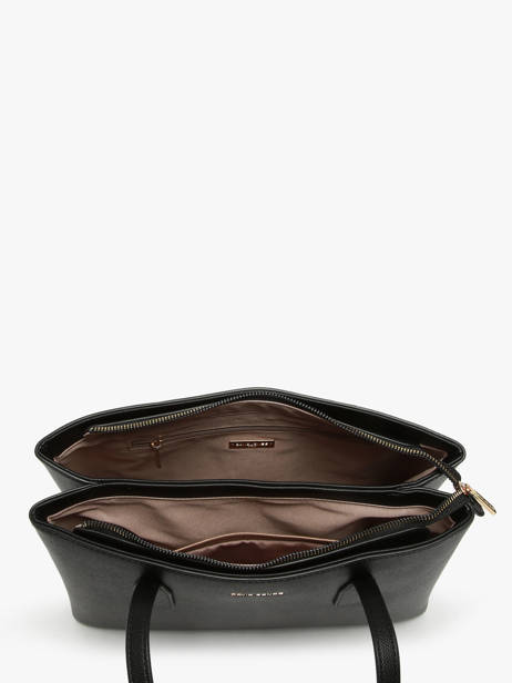 Sac Porté épaule Saffiano David jones Noir saffiano CM7468 vue secondaire 3