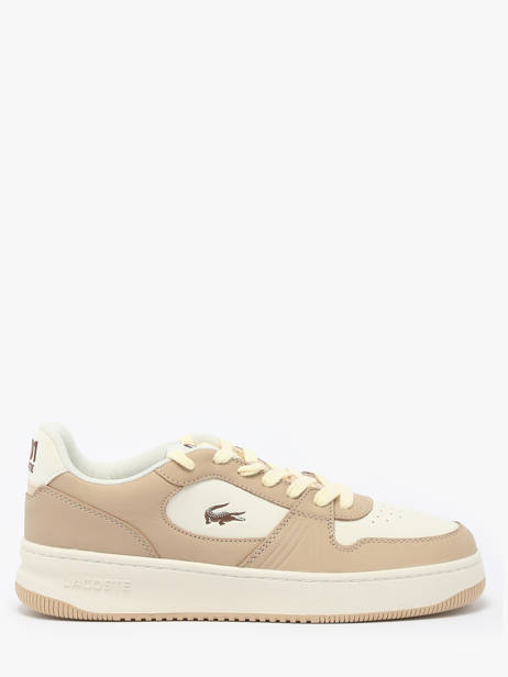 Sneakers L001 En Cuir Lacoste Beige men 9SMA0045