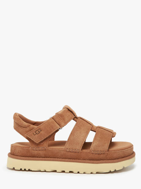 Sandales Goldenstar En Cuir Ugg Marron women 1137890