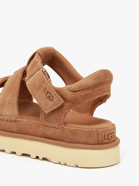 Sandales Goldenstar En Cuir Ugg Marron women 1137890 vue secondaire 2