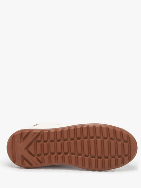 Sneakers Kapri Lug Maison En Cuir Karl lagerfeld Blanc women KL67538M vue secondaire 5