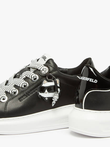 Sneakers Kapri Nft Twin En Cuir Karl lagerfeld Noir women KL62576T vue secondaire 3