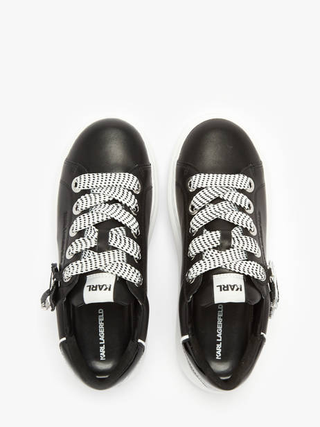 Sneakers Kapri Nft Twin En Cuir Karl lagerfeld Noir women KL62576T vue secondaire 4