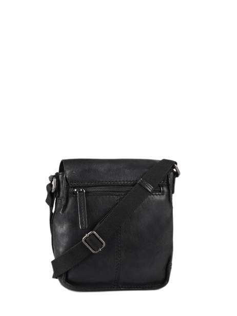 Sac Bandoulière Basilic pepper Noir traveler BTRA03 vue secondaire 5