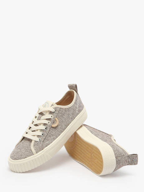 Sneakers Armistice Gris women GAFN04EN vue secondaire 3