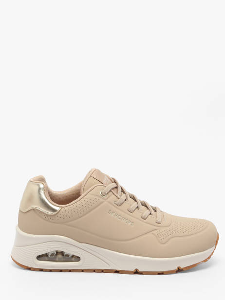 Sneakers Uno Shimmer Away Skechers Beige women 155196