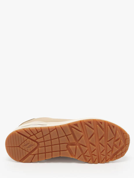 Sneakers Uno Shimmer Away Skechers Beige women 155196 vue secondaire 5