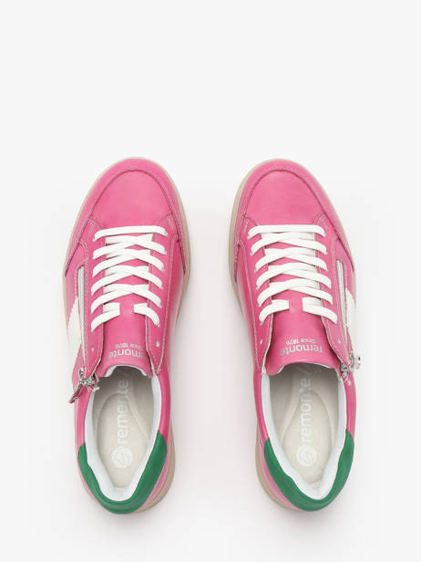Sneakers En Cuir Remonte Rose women 31 vue secondaire 4