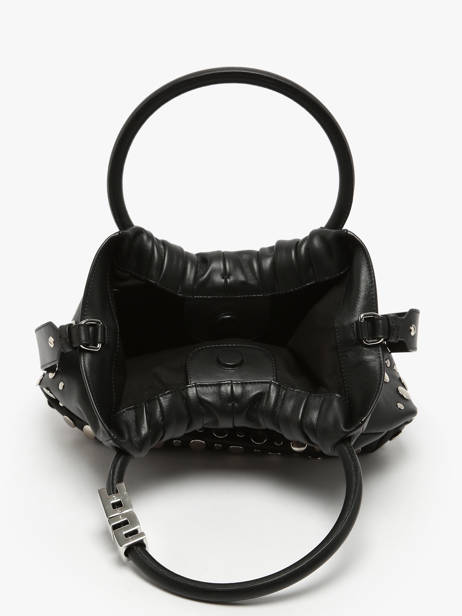 Mini Cabas Domino En Cuir Sonia rykiel Noir domino SA55LE14 vue secondaire 3