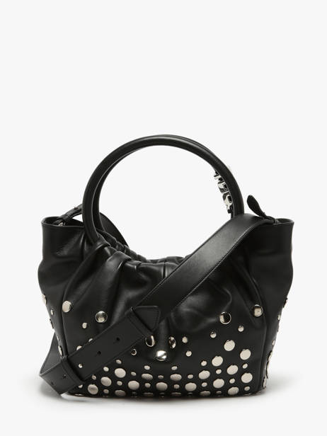 Mini Cabas Domino En Cuir Sonia rykiel Noir domino SA55LE14 vue secondaire 4