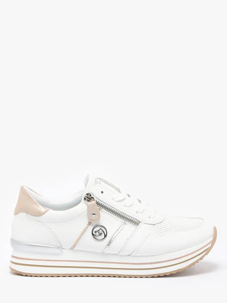 Sneakers En Cuir Remonte Blanc women 81