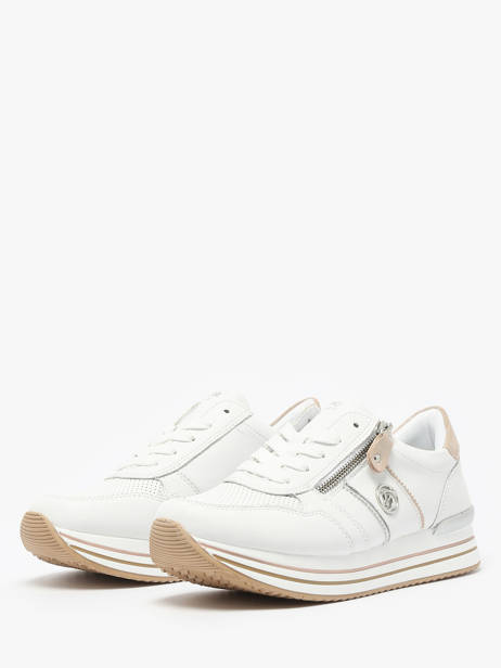 Sneakers En Cuir Remonte Blanc women 81 vue secondaire 2