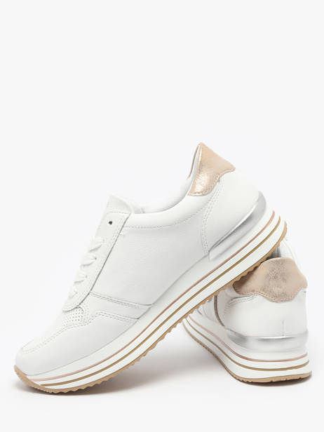 Sneakers En Cuir Remonte Blanc women 81 vue secondaire 3