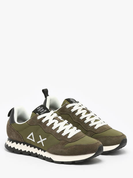 Sneakers Tom Snake Sun68 Vert men Z35104 vue secondaire 2