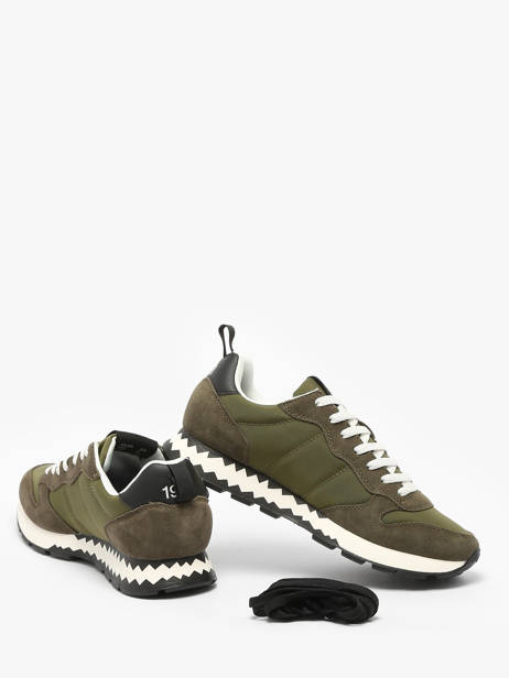 Sneakers Tom Snake Sun68 Vert men Z35104 vue secondaire 3