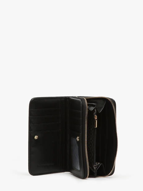 Portefeuille Lulu castagnette Noir zip CAROL105 vue secondaire 1