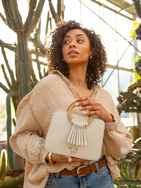 Sac Bandoulière Camomille Woomen Beige camomille WCAO1S vue secondaire 6