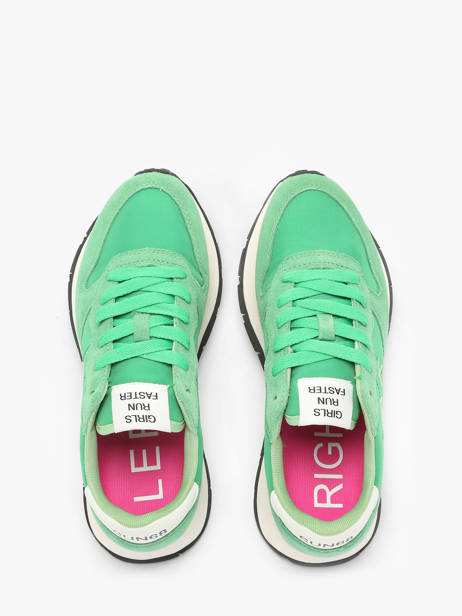 Sneakers Ally Solid Nylon Sun68 Vert women Z35201 vue secondaire 4