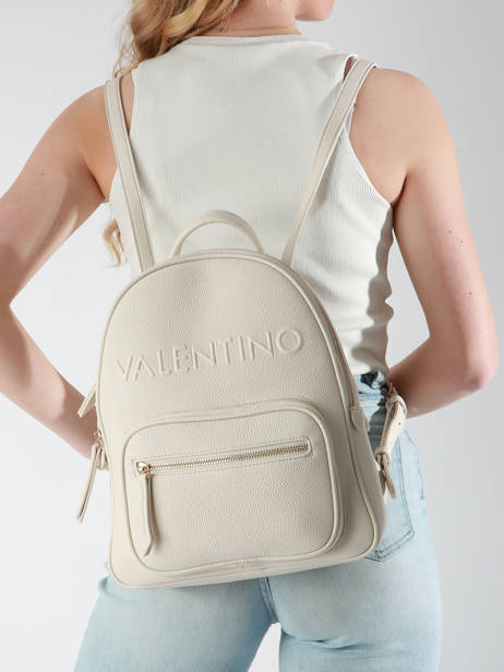 Sac à Dos Valentino Blanc rised re VBS8P921 vue secondaire 1