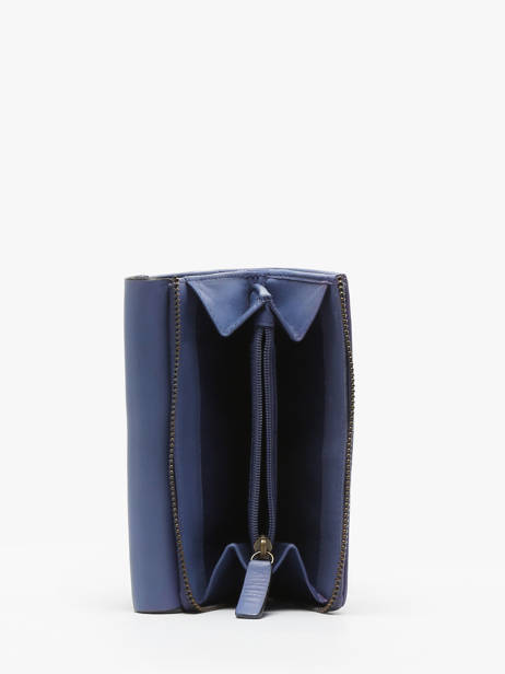 Portefeuille Cuir Biba Violet wallet VET1L vue secondaire 2