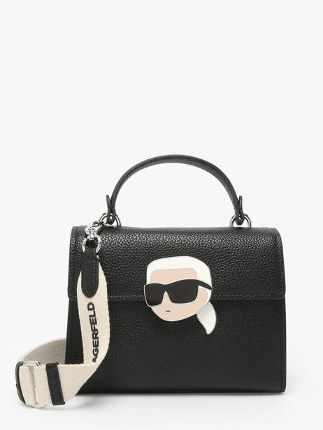 Sac Bandoulière K Ikon Polyurethane Karl lagerfeld Noir k ikon A2W30105
