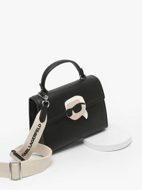 Sac Bandoulière K Ikon Polyurethane Karl lagerfeld Noir k ikon A2W30105 vue secondaire 2