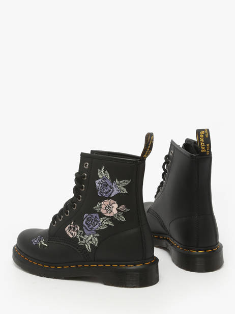 Boots 1460 Vonda En Cuir Dr martens Noir women 40690001 vue secondaire 3