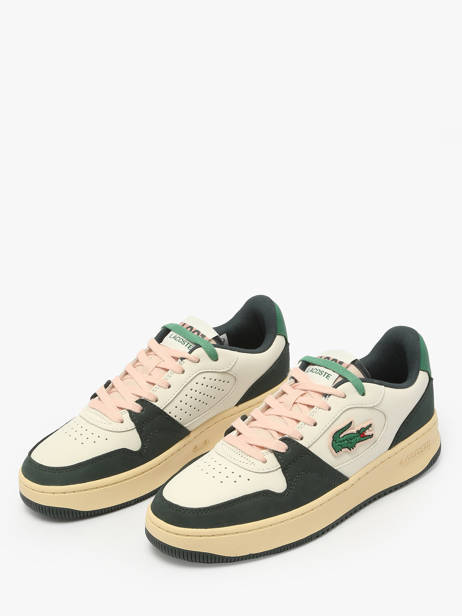 Sneakers L001 Set En Cuir Lacoste Blanc women 9SFA0088 vue secondaire 2