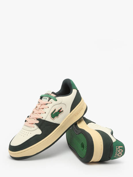 Sneakers L001 Set En Cuir Lacoste Blanc women 9SFA0088 vue secondaire 3