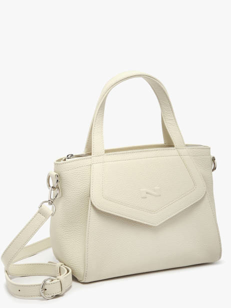 Sac à Main Cacao Cuir Nathan baume Beige candy 6 vue secondaire 2
