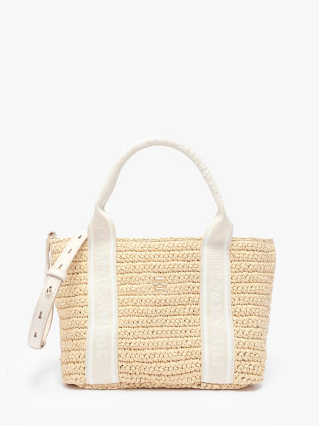 Sac Porté épaule Th Spring Logo Polyurethane Tommy hilfiger Blanc th spring logo AW17199