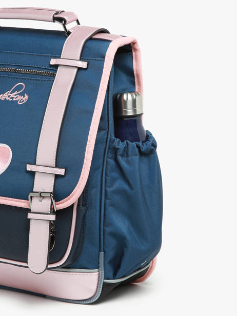Sac à Dos 3 Compartiments Cameleon Bleu vintage fantasy PBVGSD39 vue secondaire 5