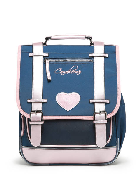 Sac à Dos 3 Compartiments Cameleon Bleu vintage fantasy PBVGSD39 vue secondaire 6