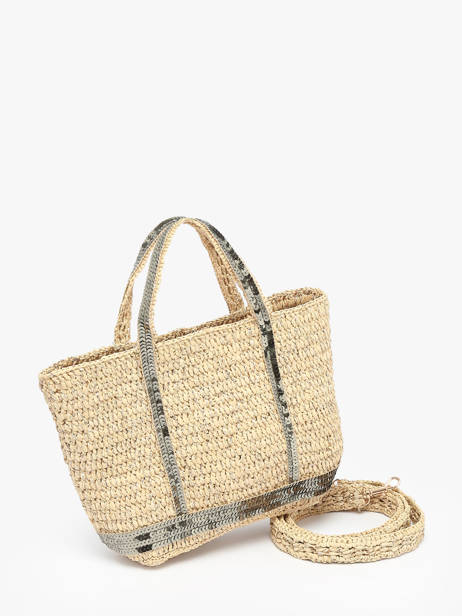 Sac Bandoulière Cabas Raphia Raphia Vanessa bruno Beige cabas raphia 30V40410 vue secondaire 2