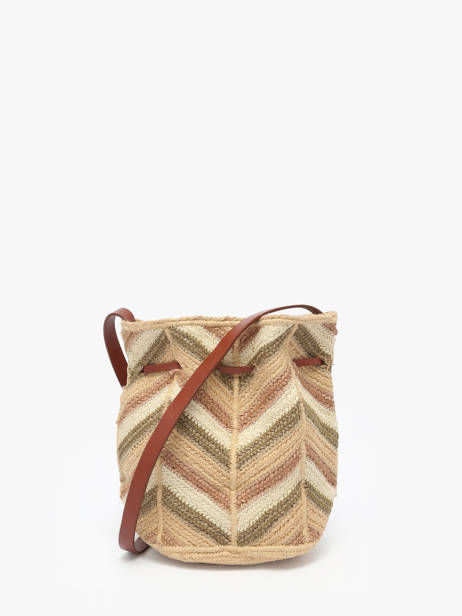 Sac Bandoulière Cabas Jute Vanessa bruno Multicolore cabas 37V40769 vue secondaire 4