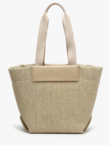 Sac Porté épaule Ck Raffia Raphia Calvin klein jeans Beige ck raffia K613174 vue secondaire 4