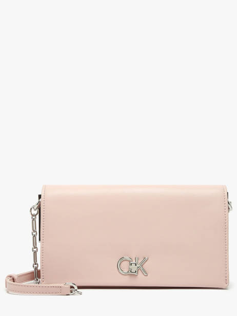 Sac Bandoulière Ck Chain Polyester Recyclé Calvin klein jeans Rose ck chain K612806