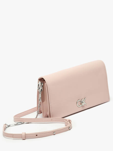 Sac Bandoulière Ck Chain Polyester Recyclé Calvin klein jeans Rose ck chain K612806 vue secondaire 2